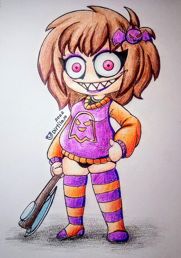 OC's Drawing of Lea Halloween